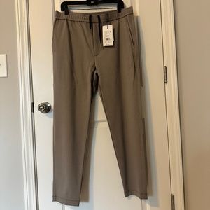 Large Theory Tapered Drawstring Pant in Stretch Wool Ponte